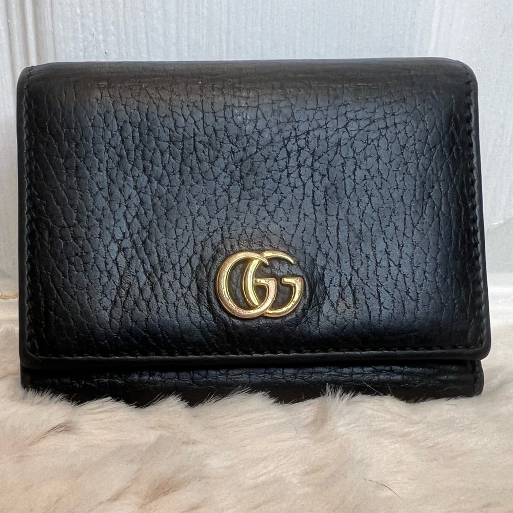 GUCCI MARMONT TRIFOLD COMPACT WALLET